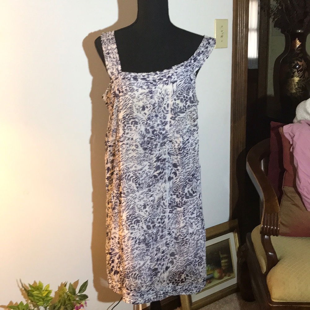 Beautiful Purple Flowered Dress